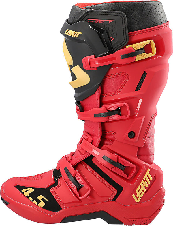 Leatt 4.5 Motocross Boots, MX Red