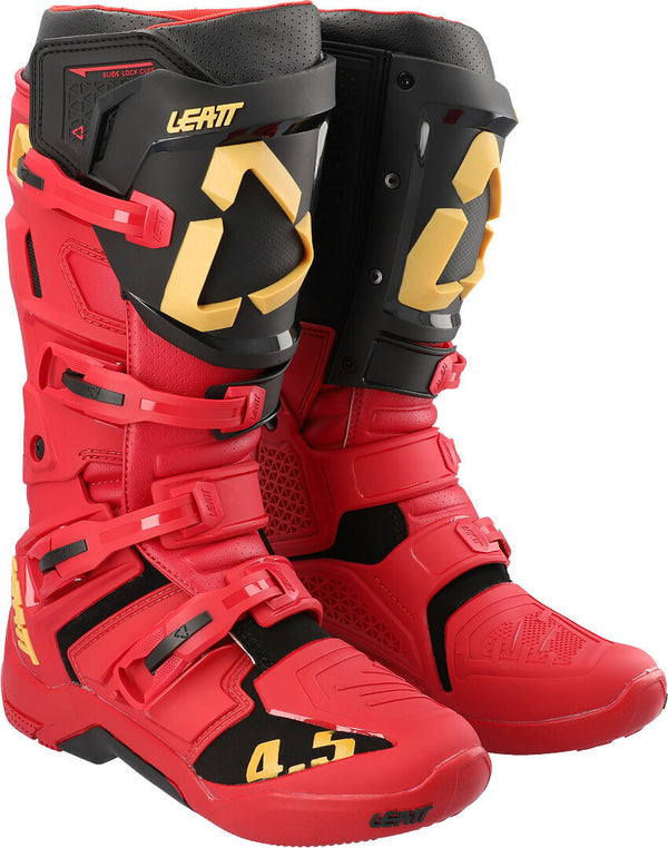Leatt 4.5 Motocross Boots, MX Red