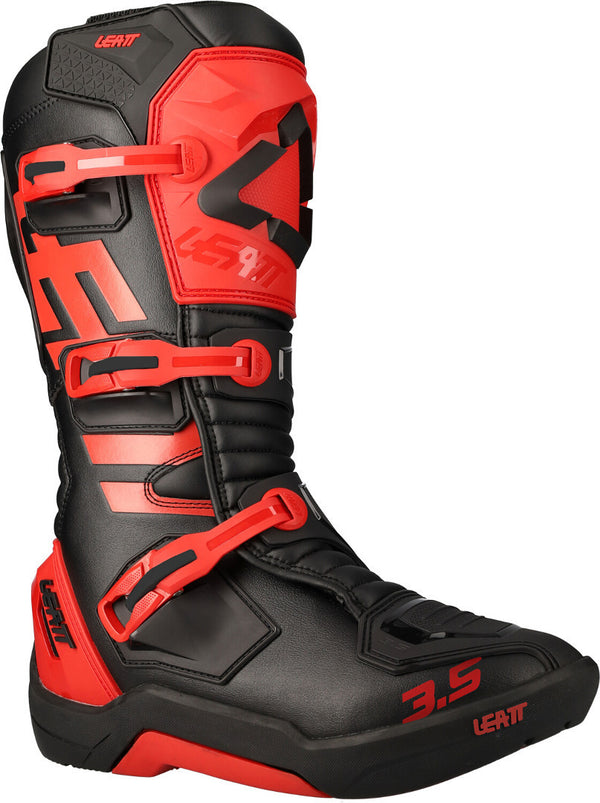 Leatt 3.5 Motocross Boots MX Black/Red