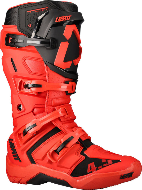 Leatt 4.5 Motocross Boots, MX Red/Black