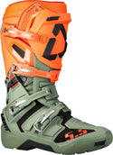 Leatt Moto 5.5 Flexlock Enduro Motocross Boots, MX Oliv/Orange