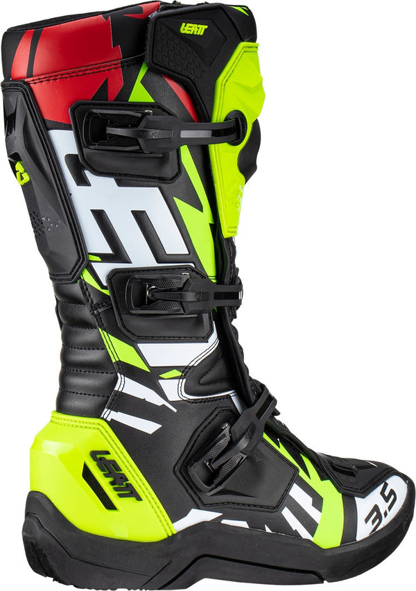 LEATT 骑行靴 3.5 2023 Motocross Boots Black/White/Yellow