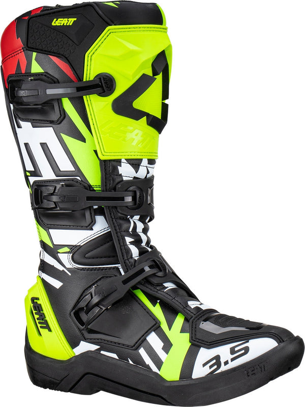 LEATT 骑行靴 3.5 2023 Motocross Boots Black/White/Yellow