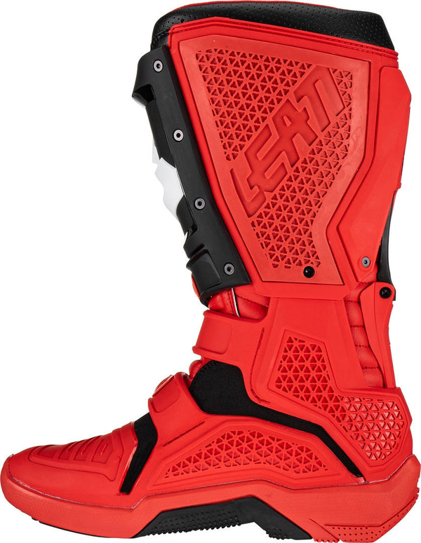 LEATT 骑行靴 5.5 FlexLock Motocross Boots Black/Red