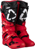 LEATT 骑行靴 5.5 FlexLock Motocross Boots Black/Red