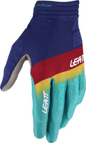 Leatt Moto 2.5 X-Flow Motocross Gloves Blue/Red/Turquoise