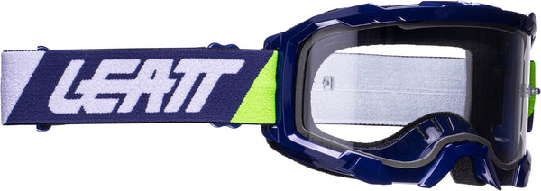 Leatt Velocity 4.5 Bold Motocross Goggles Blue