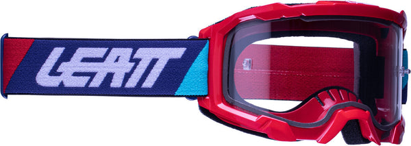 Leatt Velocity 4.5 Bold Motocross Goggles Red