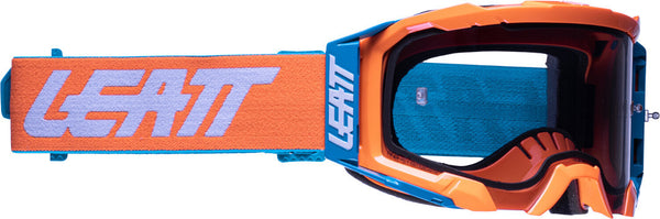Leatt Velocity 5.5 Frame Motocross Goggles Neon Orange/Blue
