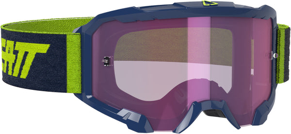Leatt Velocity 4.5 Iriz Motocross Goggles MX Blue/Yellow