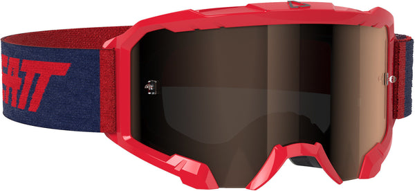 Leatt Velocity 4.5 Iriz Motocross Goggles MX Red/Blue