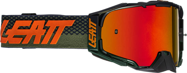 Leatt Velocity 6.5 Iriz Nose Guard Motocross Goggles, MX Red