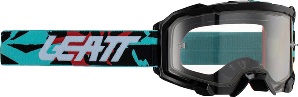 LEATT 风镜 Velocity 4.5 Zebra Motocross Goggles Black/Blue