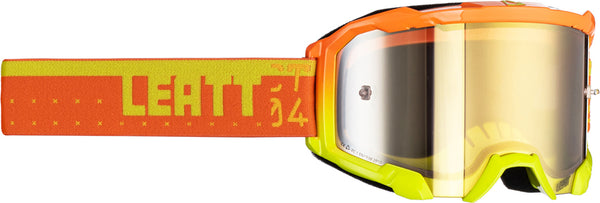 LEATT 风镜 Velocity 4.5 Iriz CT Motocross Goggles Yellow/Orange