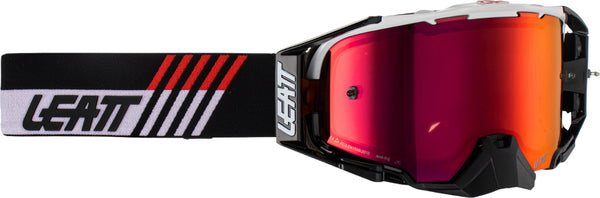 LEATT 风镜 Velocity 6.5 Stealth Iriz Motocross Goggles Black/Red