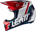Leatt Moto 7.5 V22 Motocross Helmet with Goggles Red