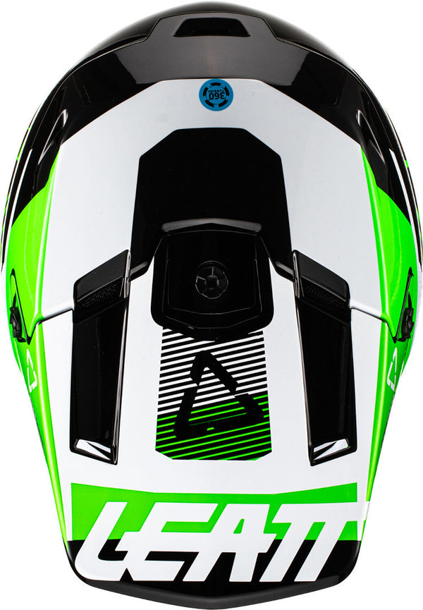 Leatt Moto 3.5 V.22 Motocross Helmet MX Black/Green/White