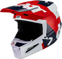 LEATT 头盔 2.5 Tricolor Motocross Helmet White/Red/Blue