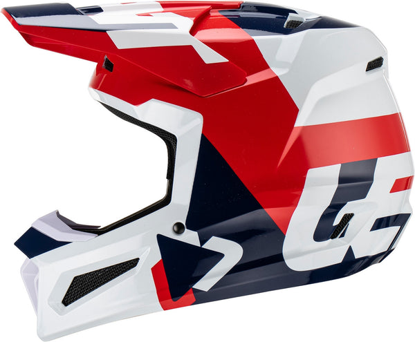 LEATT 头盔 2.5 Tricolor Motocross Helmet White/Red/Blue
