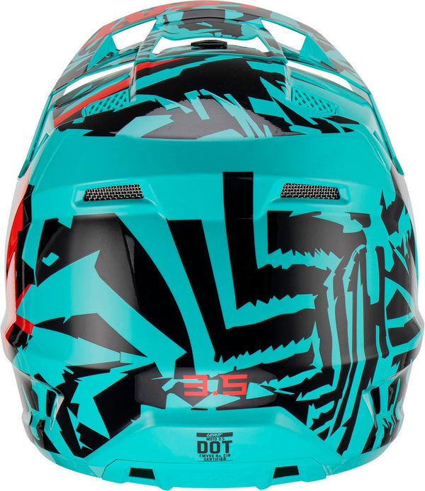 LEATT 头盔 3.5 Zebra Motocross Helmet with Goggles Blue/Black