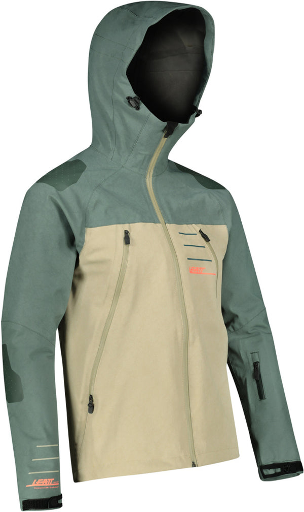 Leatt MTB All Mountain 5.0 Bicycle Jacket Green/Grey