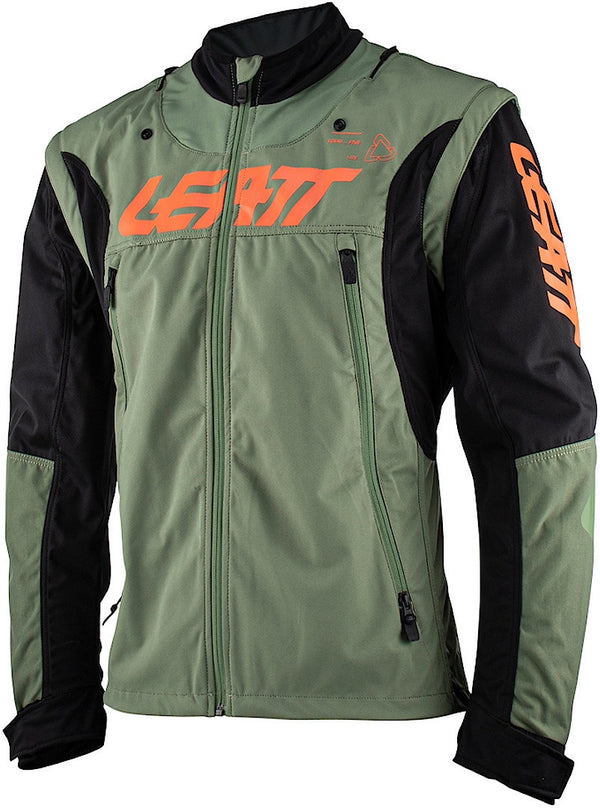 LEATT 骑行夹克 4.5 Lite Waterproof Motocross Jacket Black/Green