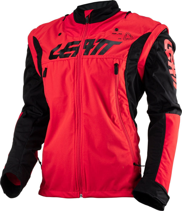 LEATT 骑行夹克 4.5 Lite Waterproof Motocross Jacket Black/Red