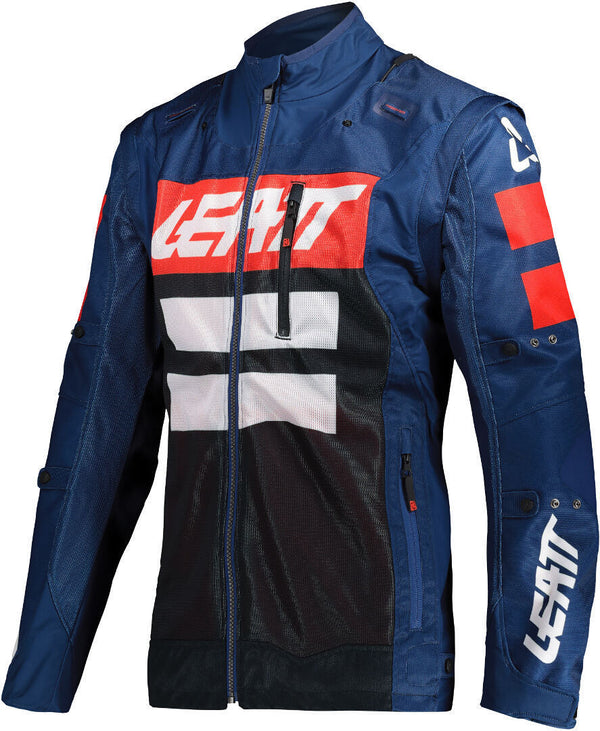 Leatt Moto 4.5 X-Flow Motocross Jacket, MX Blue/Red