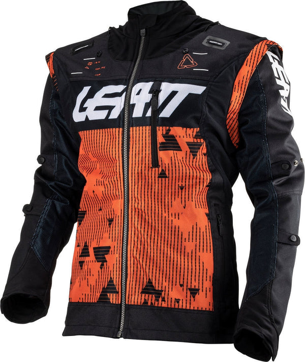 LEATT 骑行夹克 4.5 X-Flow Motocross Jacket Orange/Black