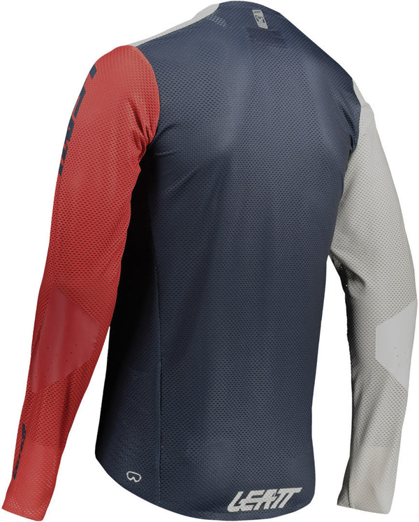 Leatt MTB Gravity 4.0 Kids Bicycle Jersey Blue/White