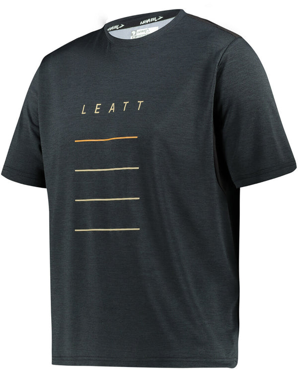 Leatt MTB Trail 1.0 Line Short Bicycle Jersey Black