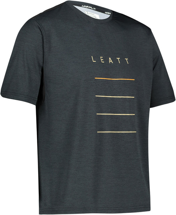 Leatt MTB Trail 1.0 Line Short Bicycle Jersey Black