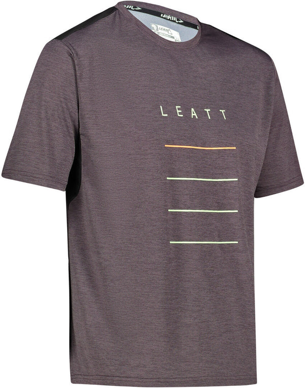 Leatt MTB Trail 1.0 Line Short Bicycle Jersey Violet