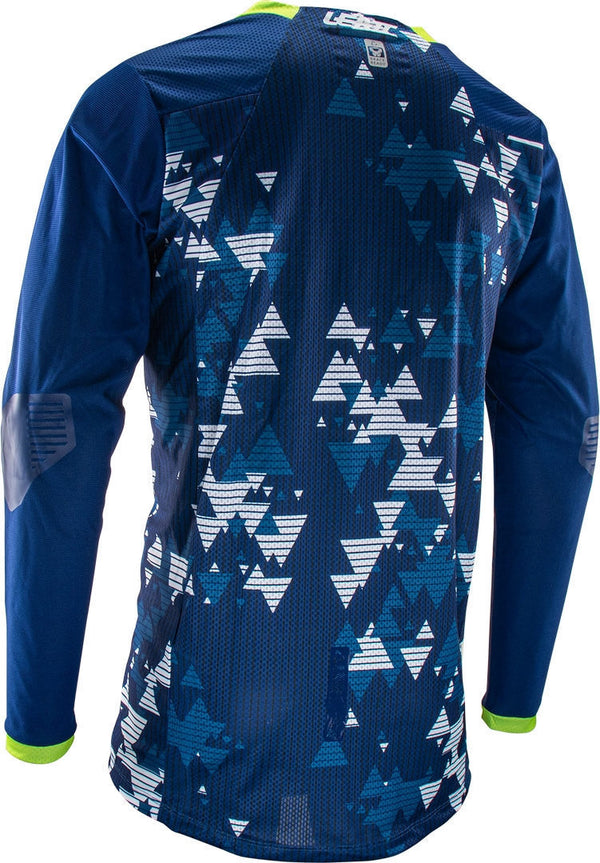 LEATT 骑行衣 4.5 Enduro Digital Motocross Jersey Blue/White