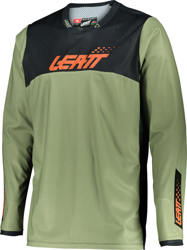 Leatt Moto 4.5 Enduro Motocross Jersey Olive