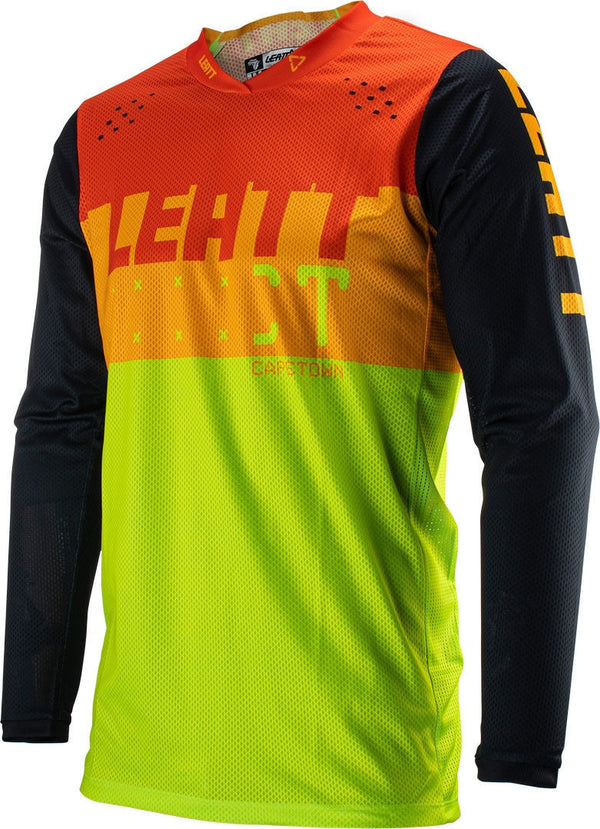LEATT 骑行衣 4.5 Lite Motocross Jersey Orange/Green