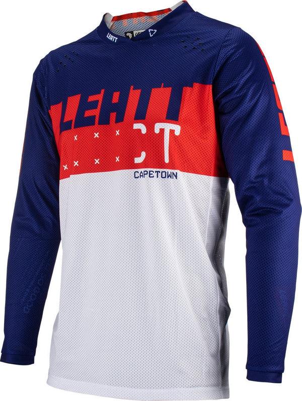 LEATT 骑行衣 4.5 Lite Motocross Jersey Blue/Red/White