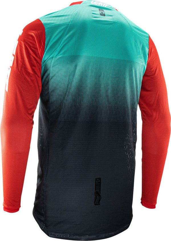 LEATT 骑行衣 4.5 X-Flow 2023 Motocross Jersey Red/Black/Blue