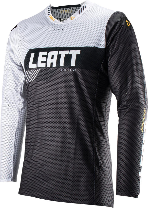 LEATT 骑行衣 5.5 Ultraweld Contrast Motocross Jersey White/Grey