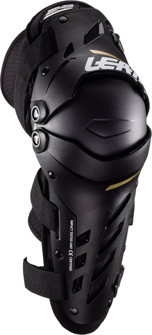LEATT  Dual Axis Youth Knee- and Shin Protectors Black