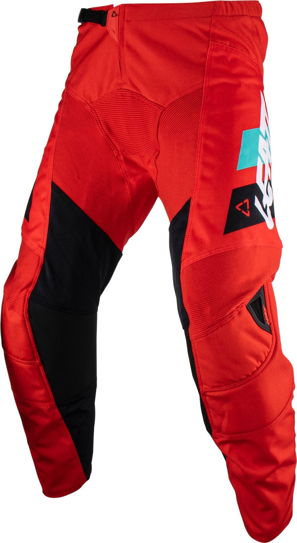 LEATT 骑行裤 3.5 Ride Kids Motocross Jersey and Pants Set Red