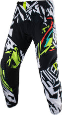 LEATT 骑行裤 3.5 Zebra Motocross Jersey and Pants Set Black/White