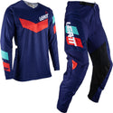 LEATT 骑行裤 3.5 Ride 2023 Motocross Jersey and Pants Set Blue/Red