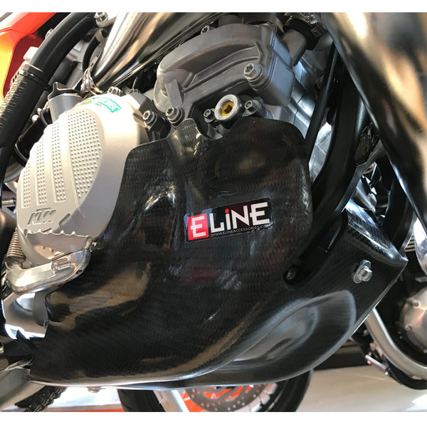 E-LINE ACCESSORIES 碳纤维防护板 HUS/KTM