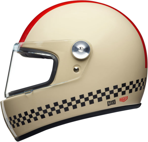 Nexx X.G100R Finish Line Helmet Cream White