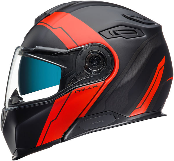 Nexx X.Vilitur Meridian Helmet Black Matt/Red