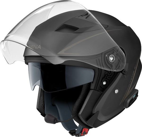 SENA 头盔 Outstar S Jet Helmet Black Matt