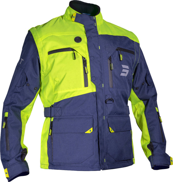 Shot Racetech Motocross Jacket Blue/Fluo Yellow