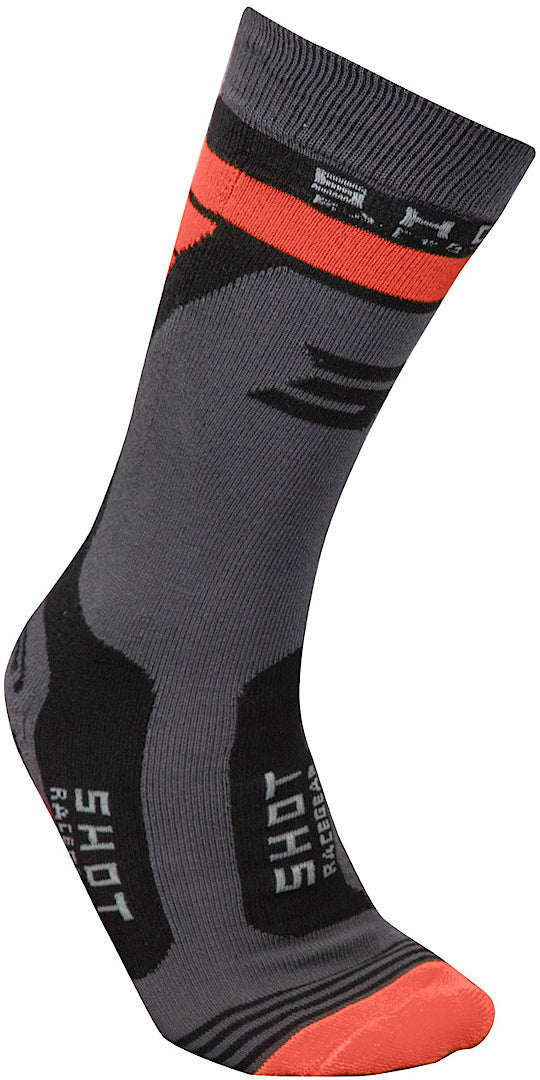 Shot Race 2.0 Kids Motocross Socks Black/Orange