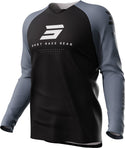 Shot Raw Escape Motocross Jersey Black/Grey